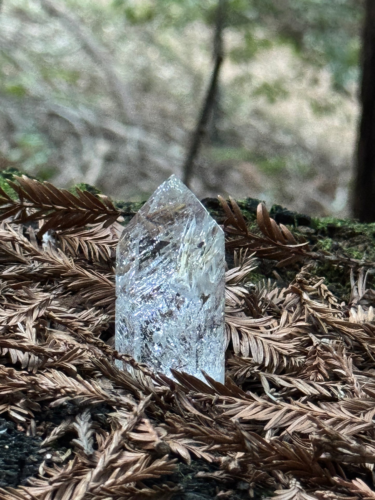 AAA Clear Quartz Tower