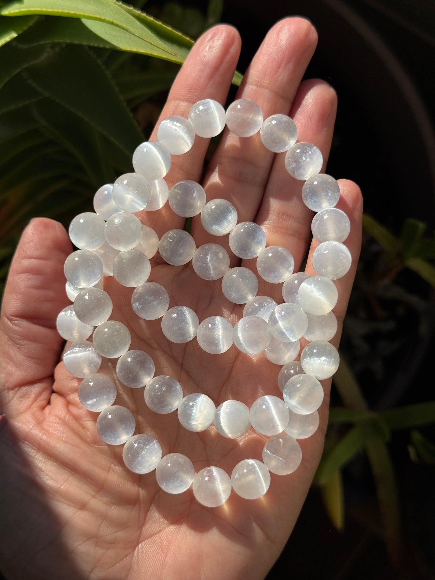 Selenite Bracelet — Divine Light & Energetic Purity