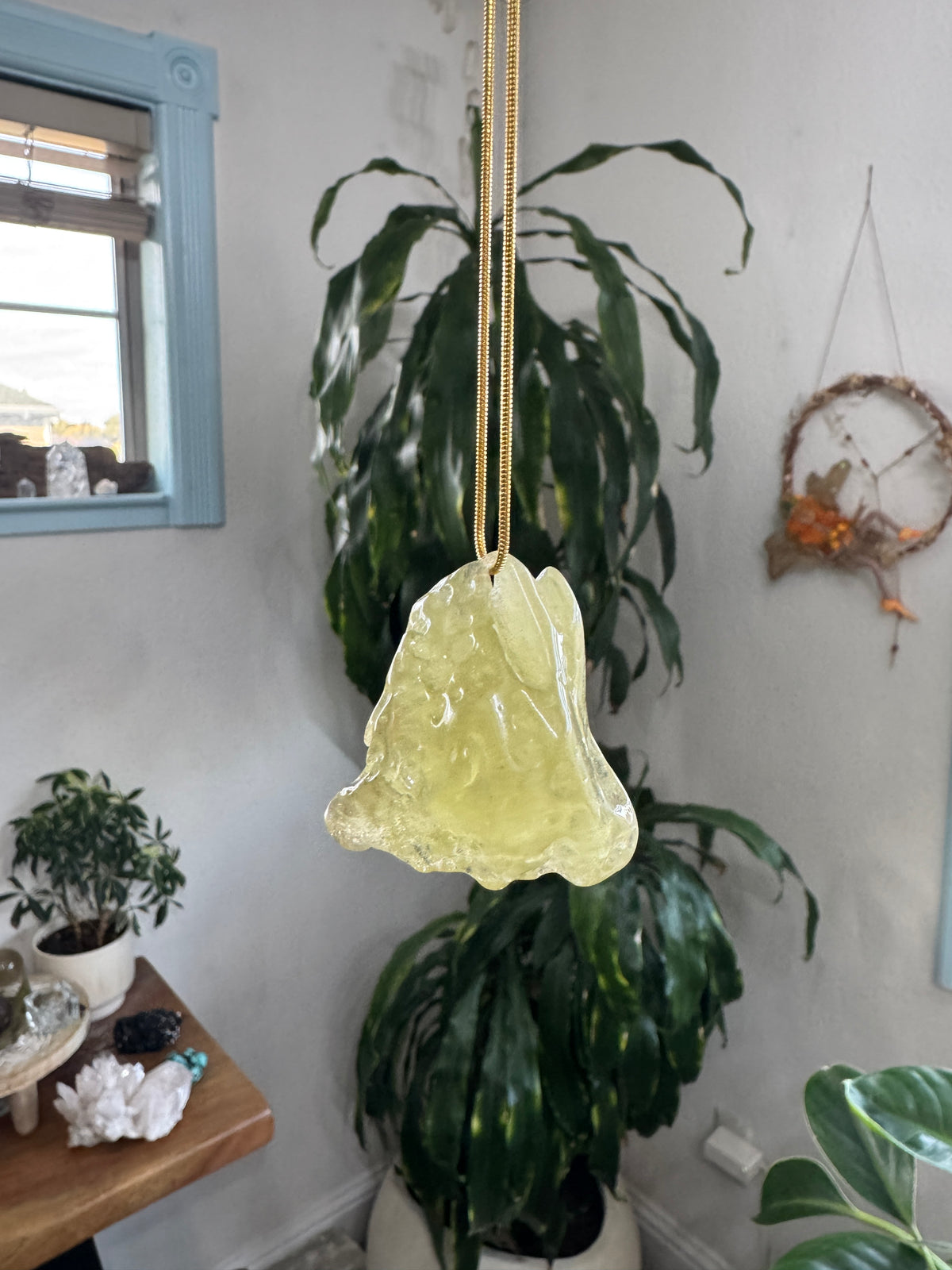 Natural Libyan Desert Glass Talisman 38g