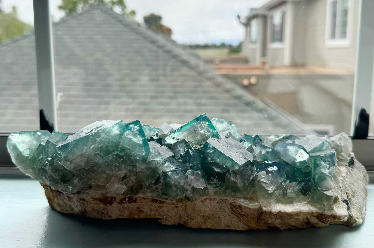 Green Fluorite Cluster – 2.102 kg