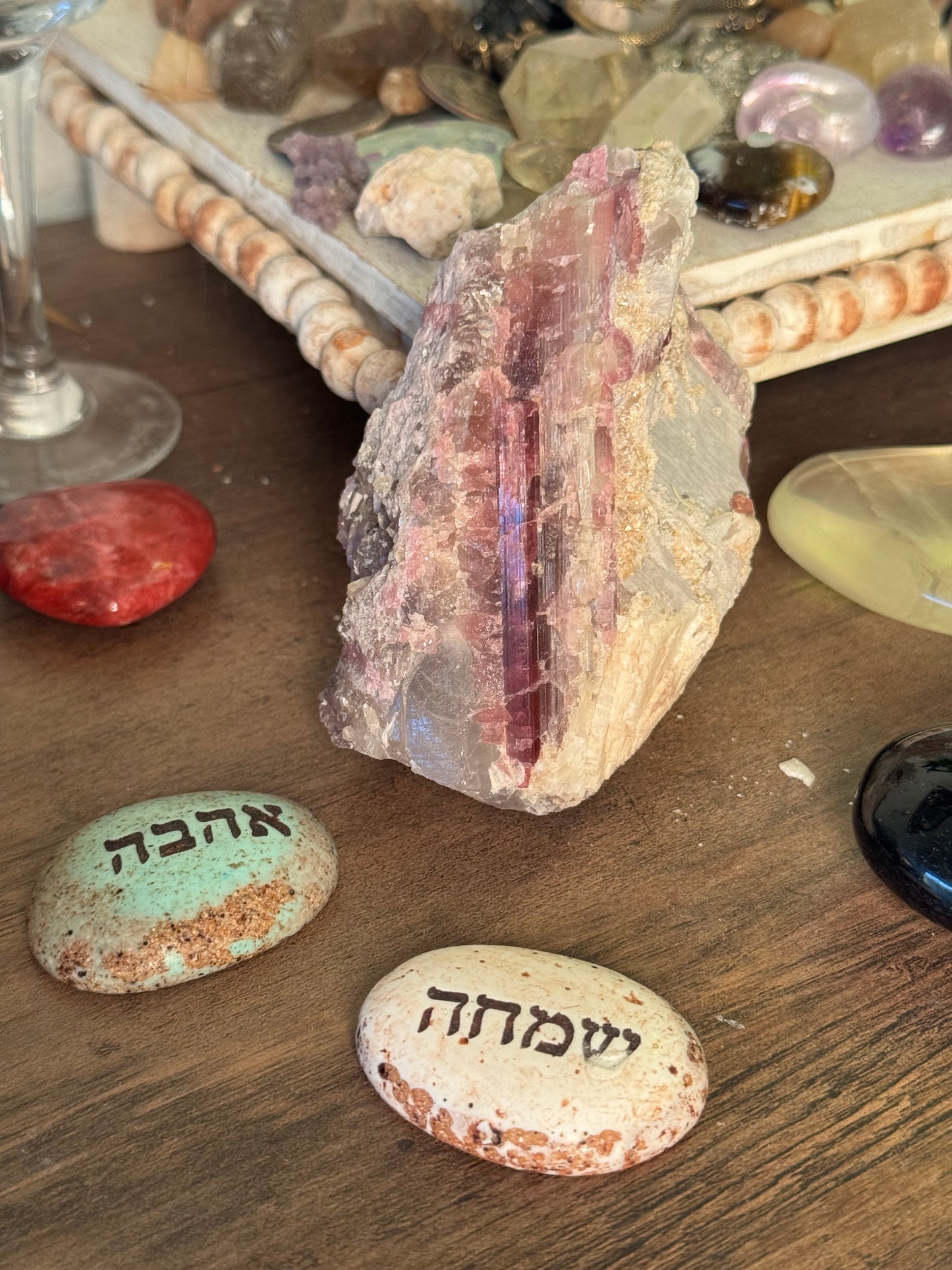 Pink Tourmaline with Lepidolite
Lithium Pegmatite Specimen | Brazil