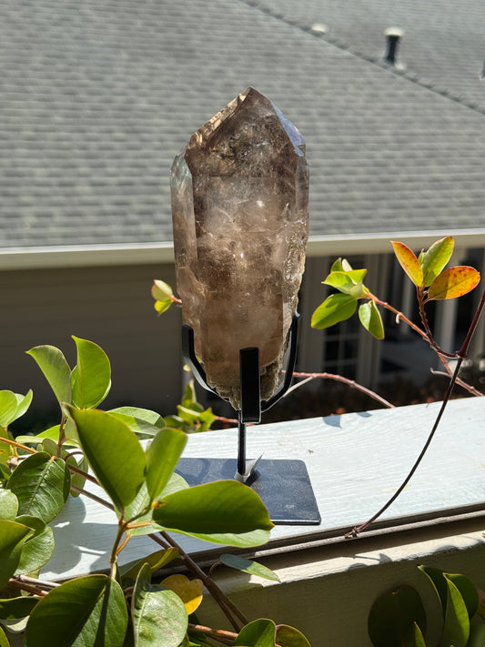 Raw Natural Citrine with Phantoms – Point from Brazil