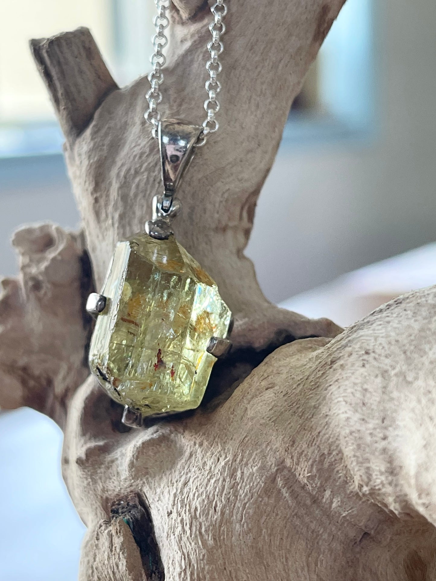 Golden Apatite beautiful pendant