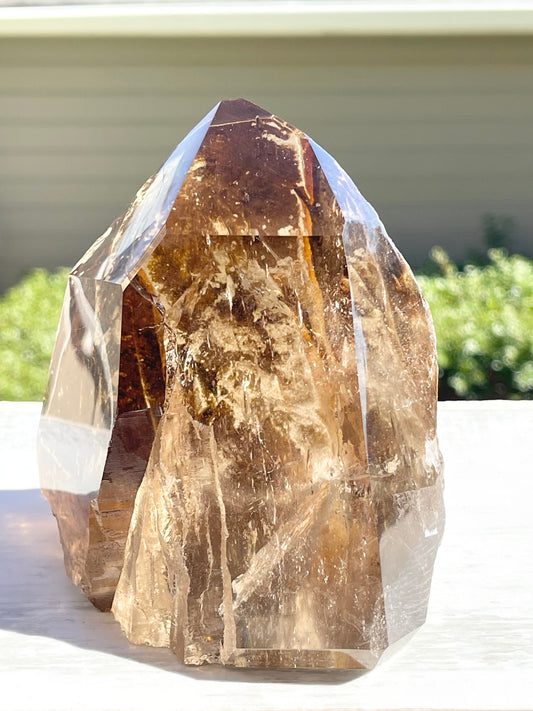 Raw Natural Smokey Quartz Point