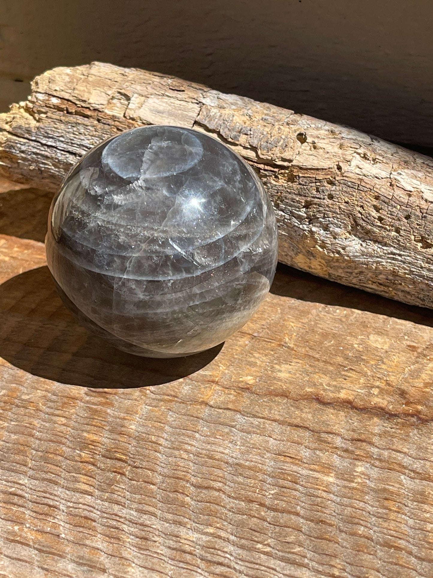 Black Moonstone Sphere