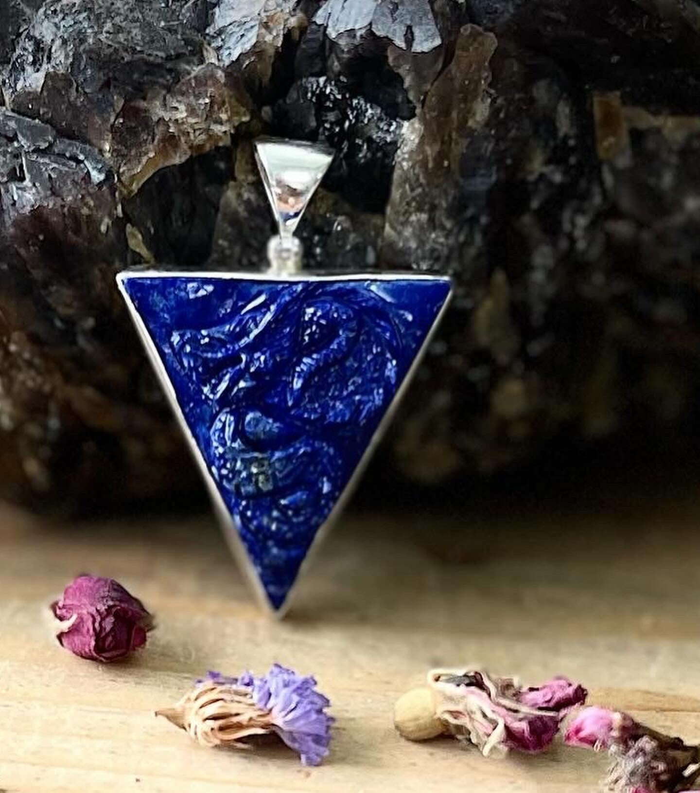 Lapis Lazuli Dragon Pendant