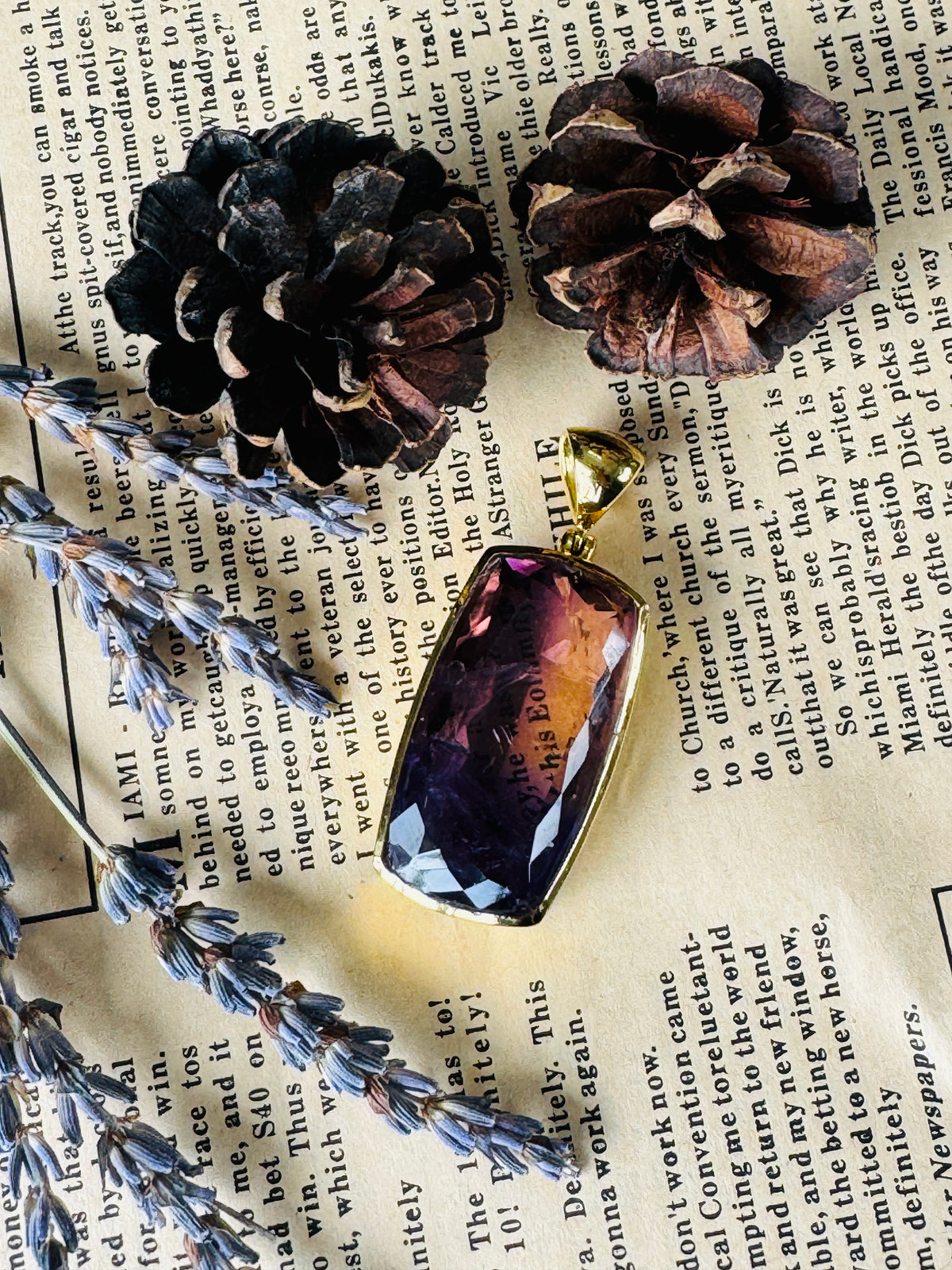 Natural Ametrine Pendant