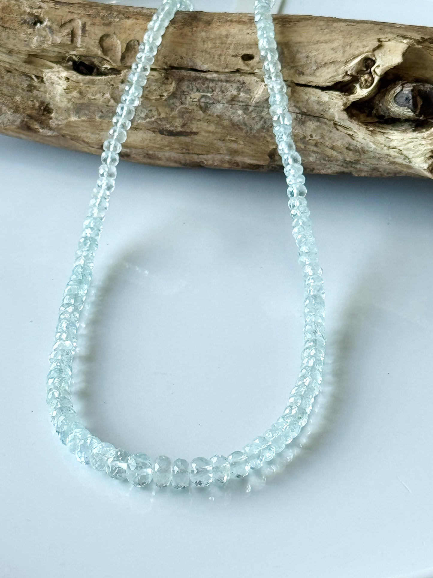 AAA Aquamarine Beads Necklace