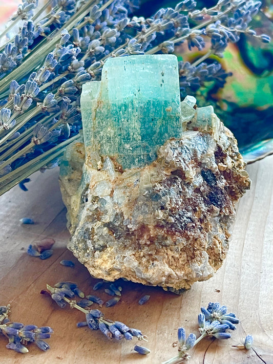 Raw Natural Aquamarine