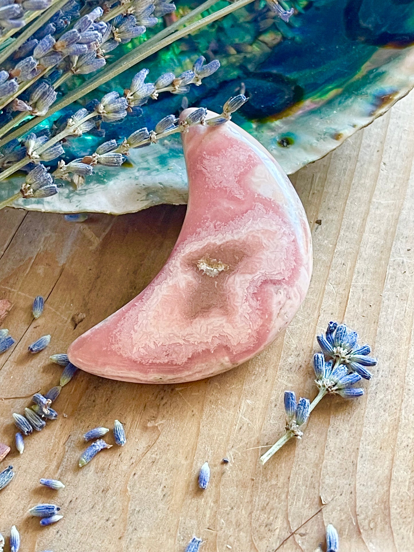 Rhodochrosite Moon