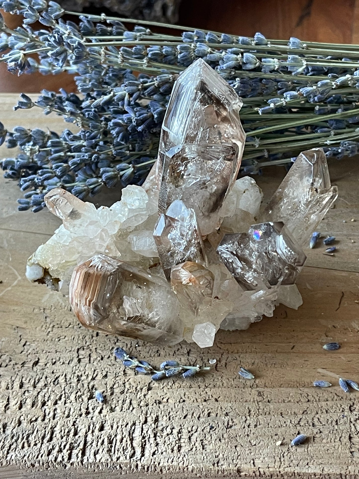 Rare Fenster Window Quartz Cluster