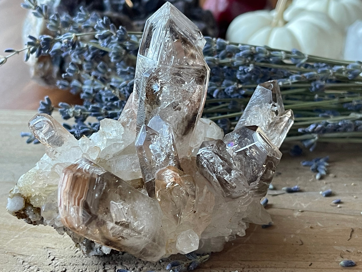 Rare Fenster Window Quartz Cluster