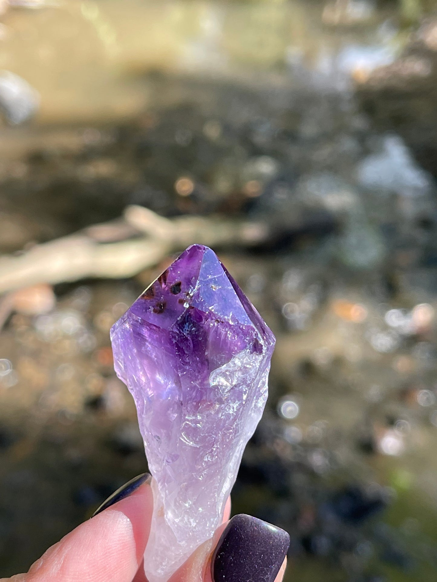 Natural Amethyst point