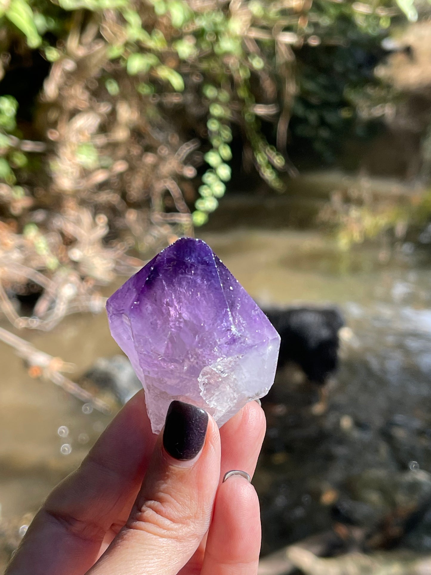 Natural Amethyst point