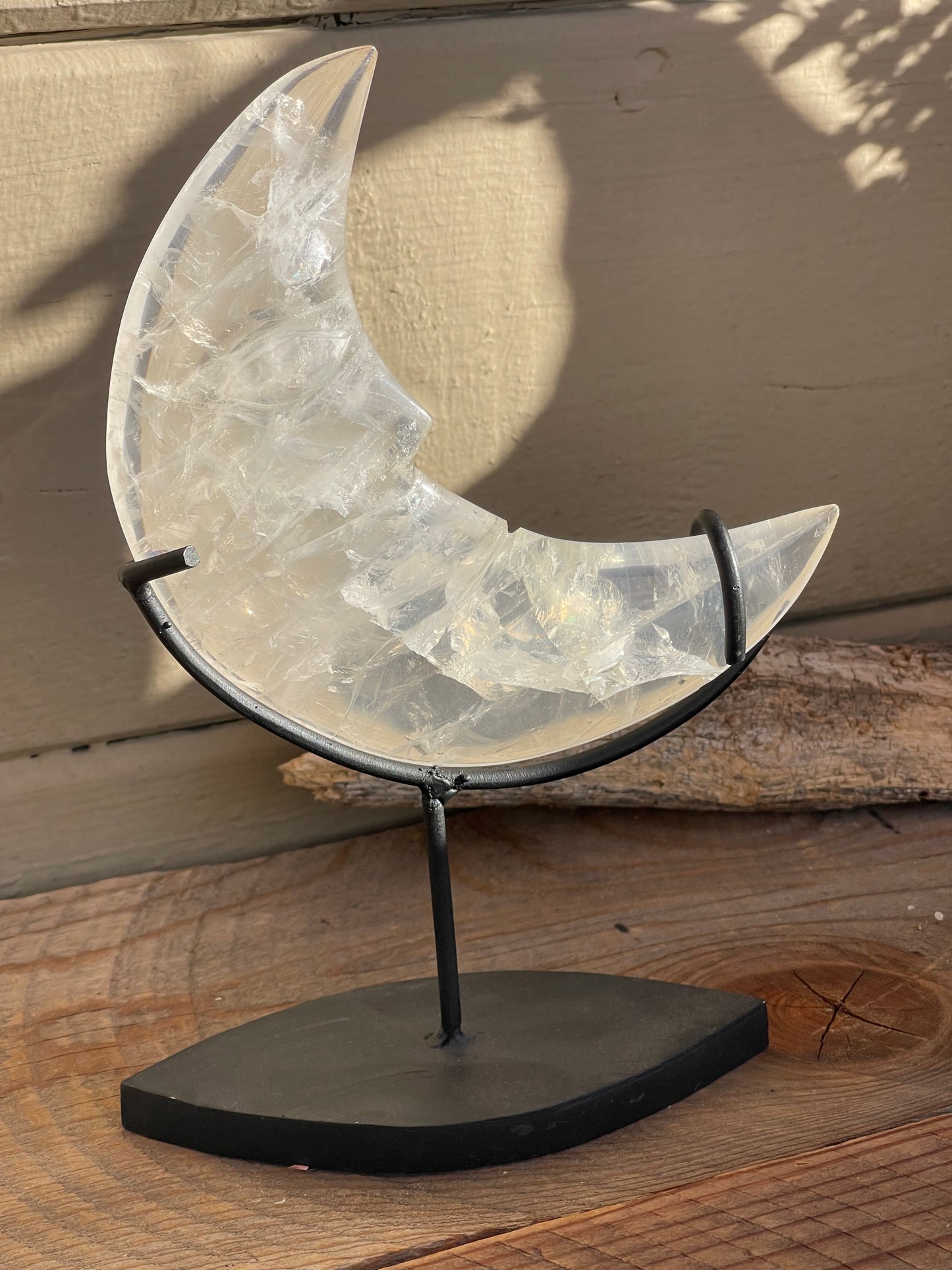 Clear Quartz moon