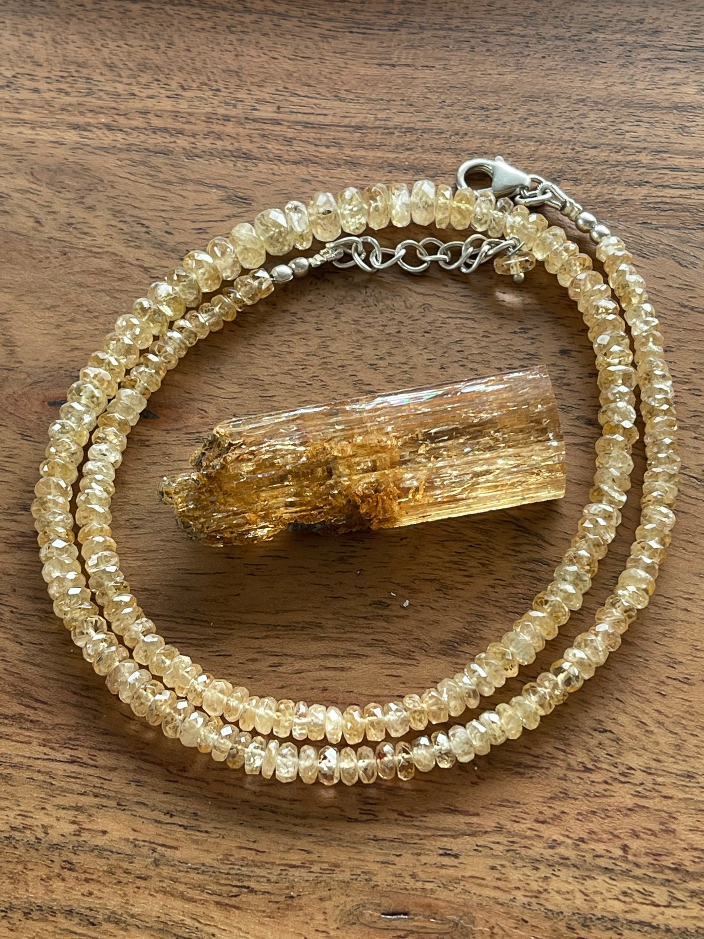 Imperial Topaz Beads Necklace