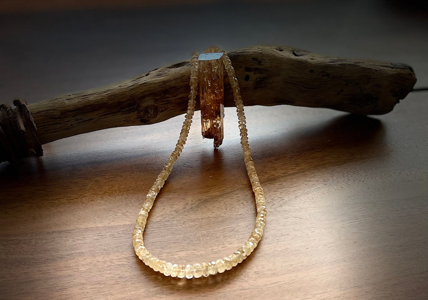 Imperial Topaz Beads Necklace