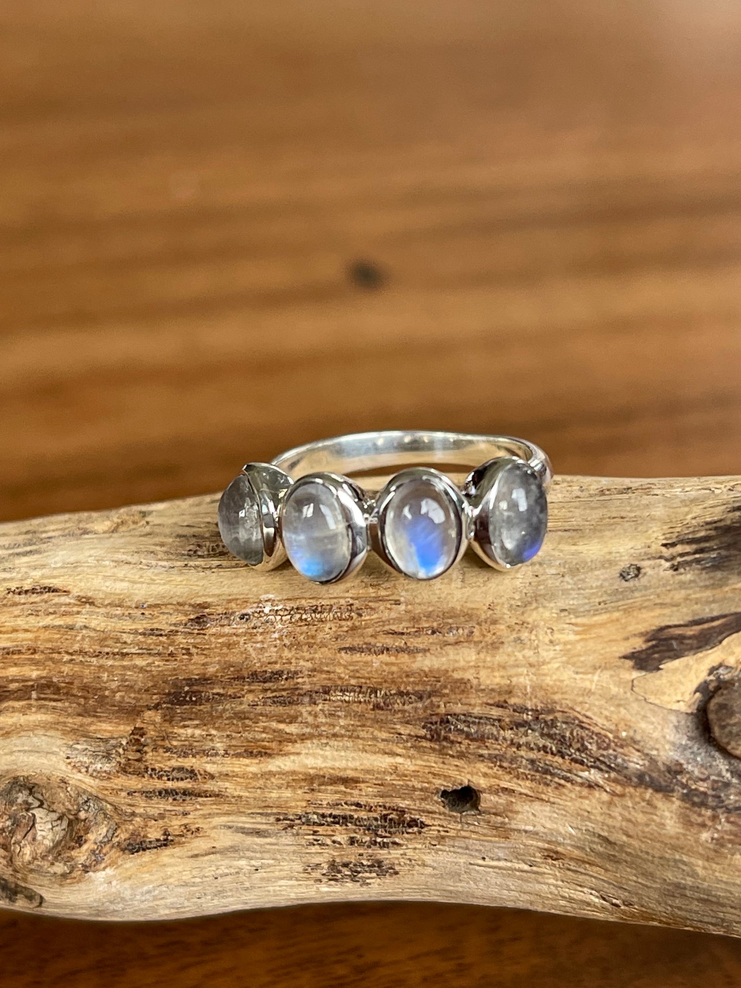 Moonstone Silver Ring