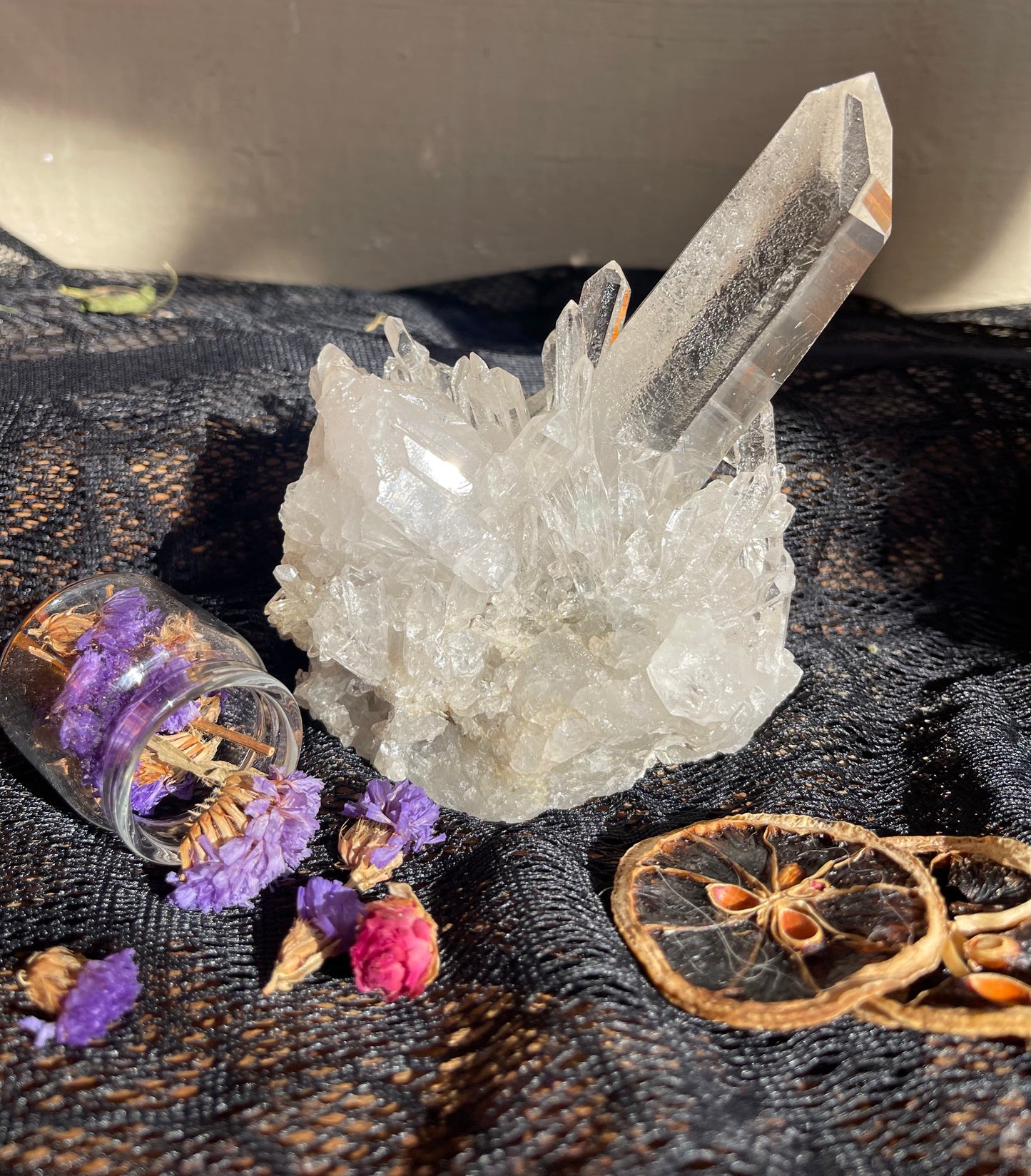 Lemurian Quartz Cluster