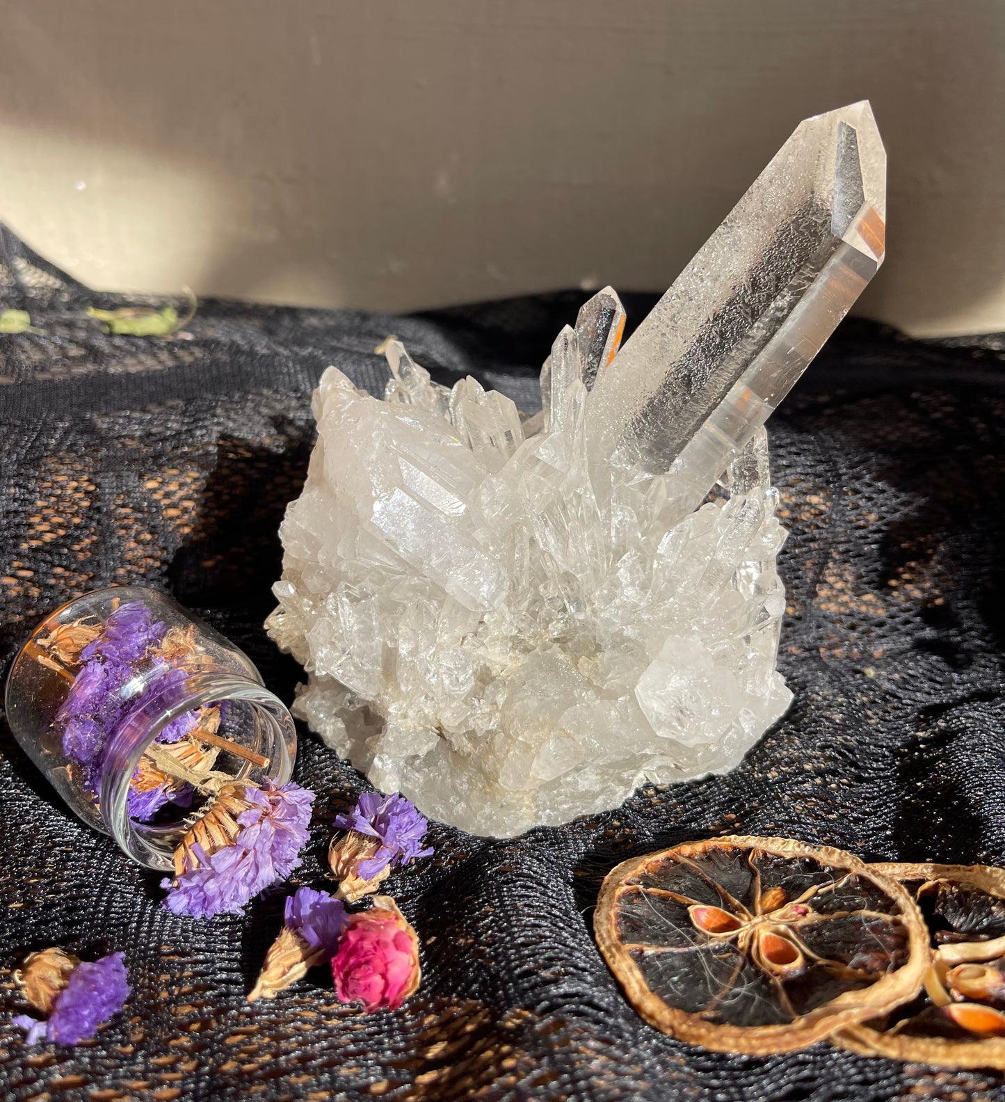 Lemurian Quartz Cluster