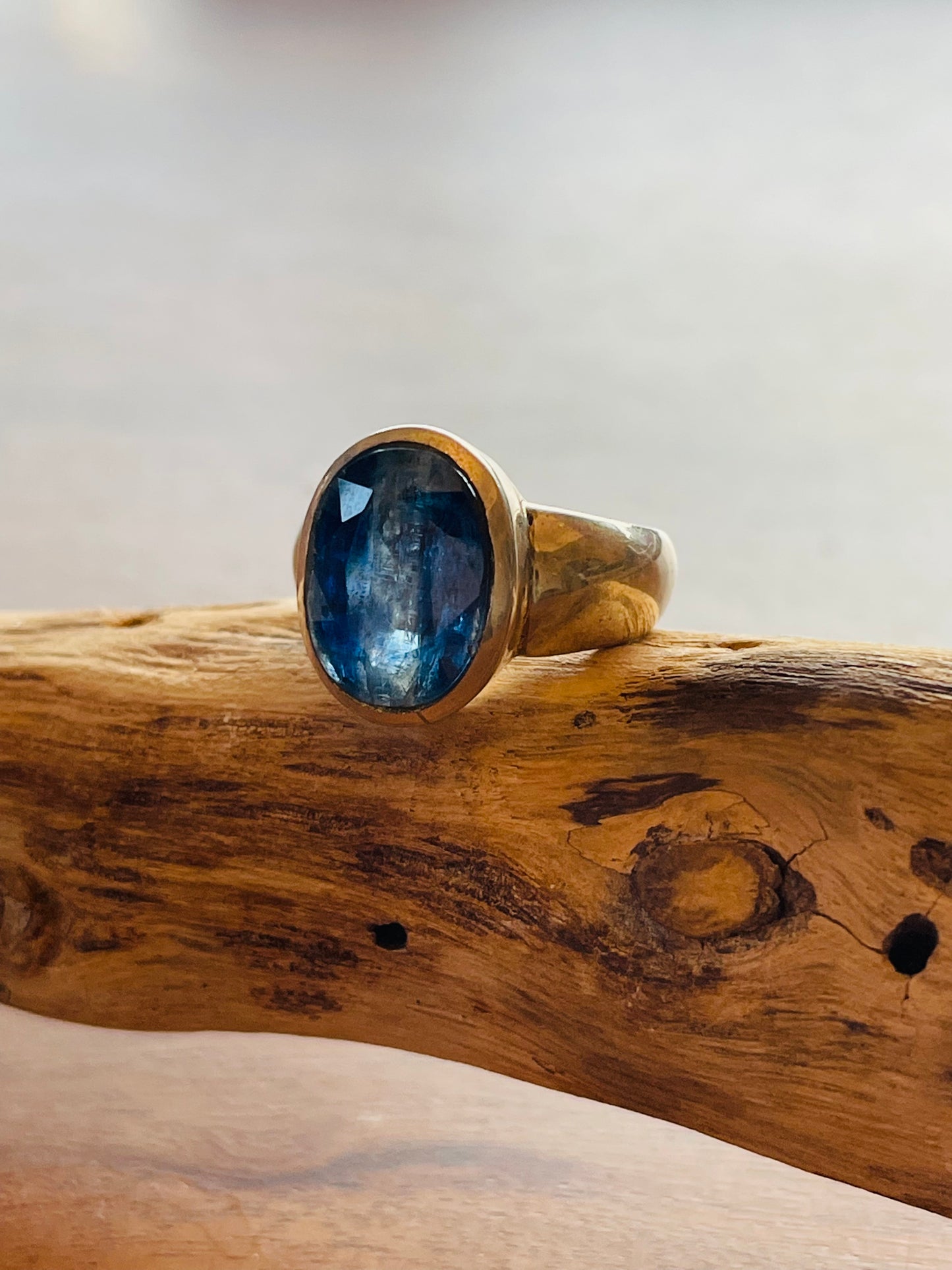 Blue Kyanite Ring