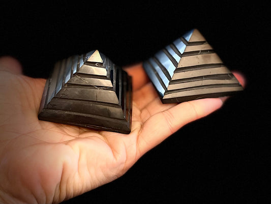 Shungite step pyramid