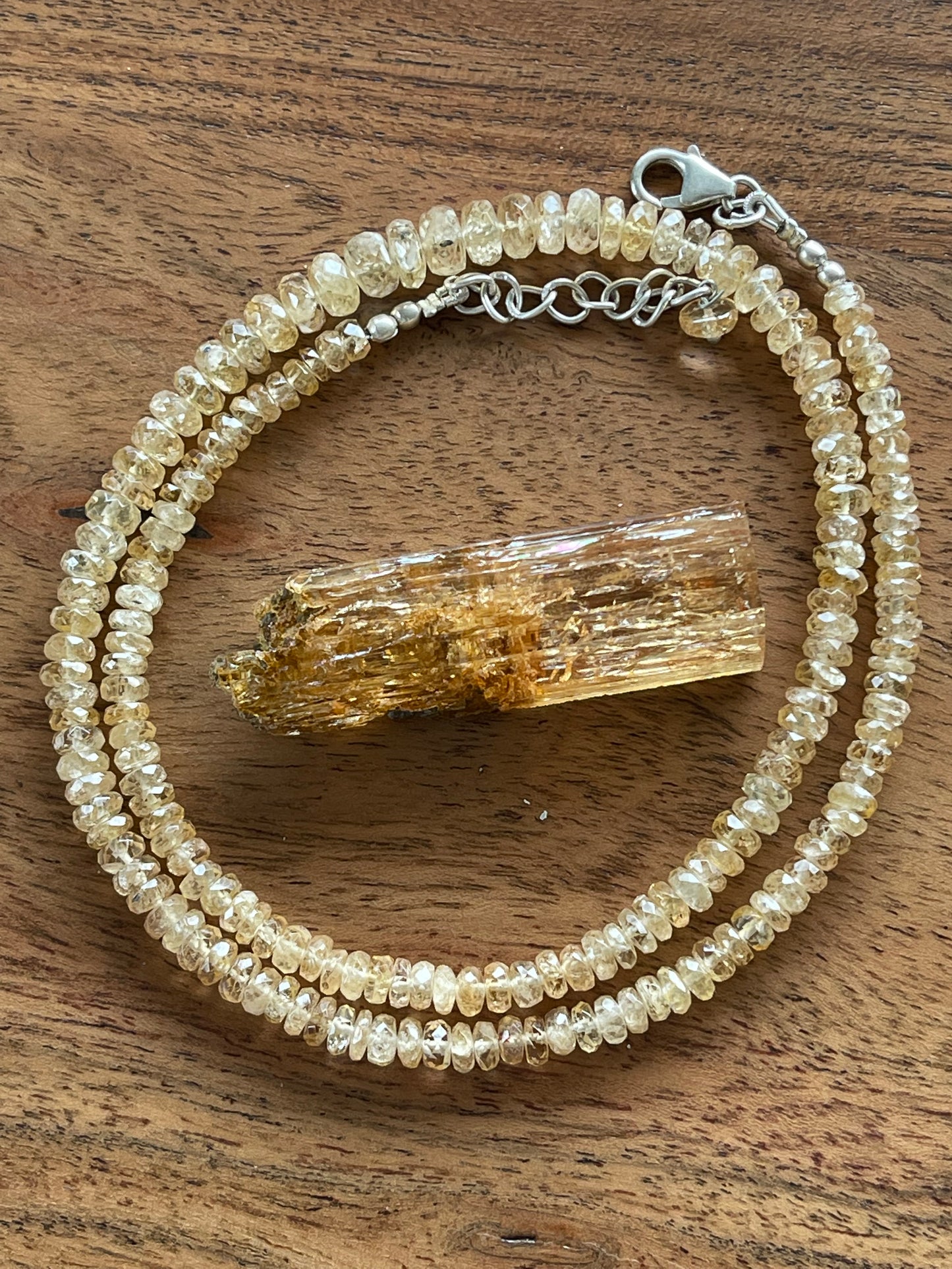 Imperial Topaz Beads Necklace