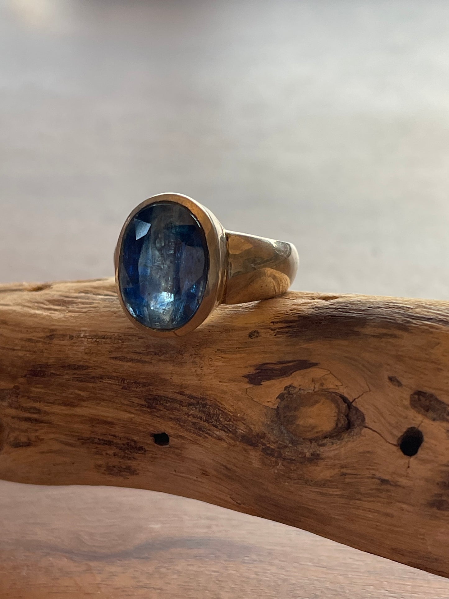 Blue Kyanite Ring