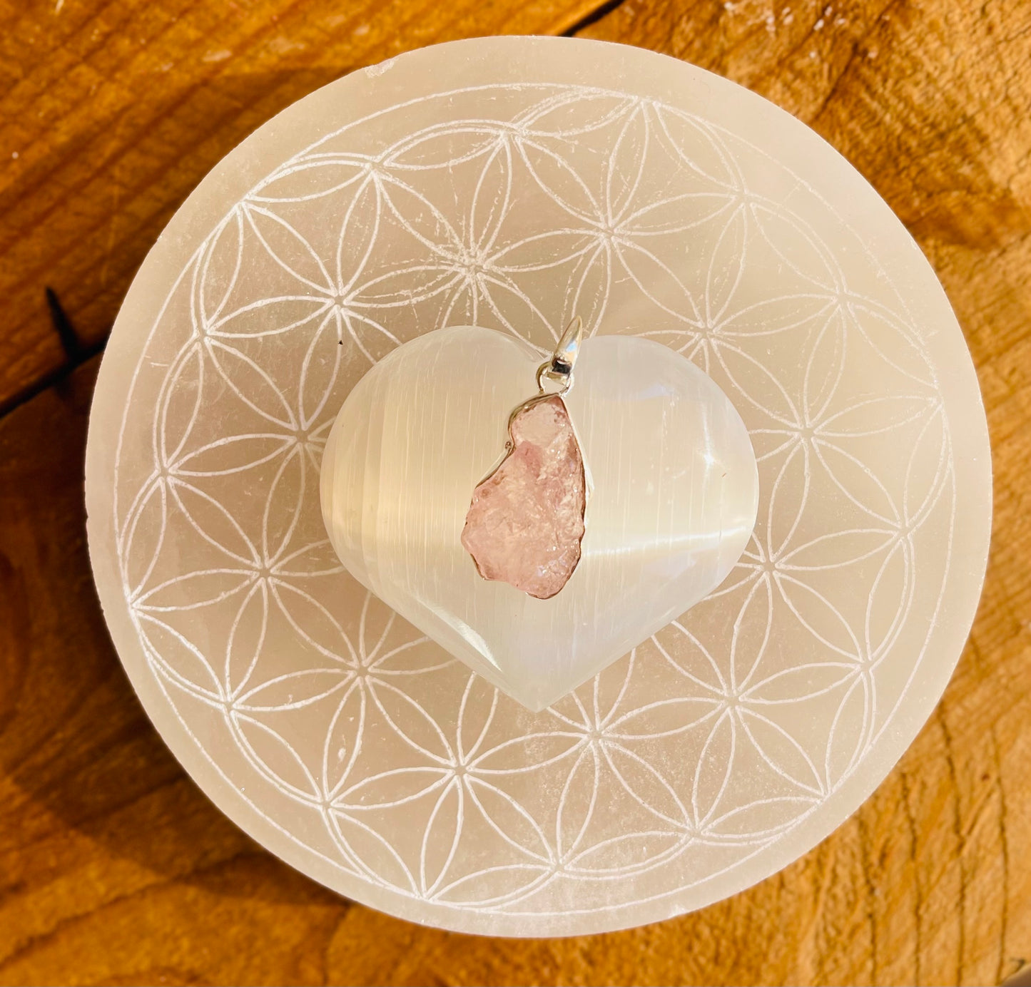 Morganite pendant