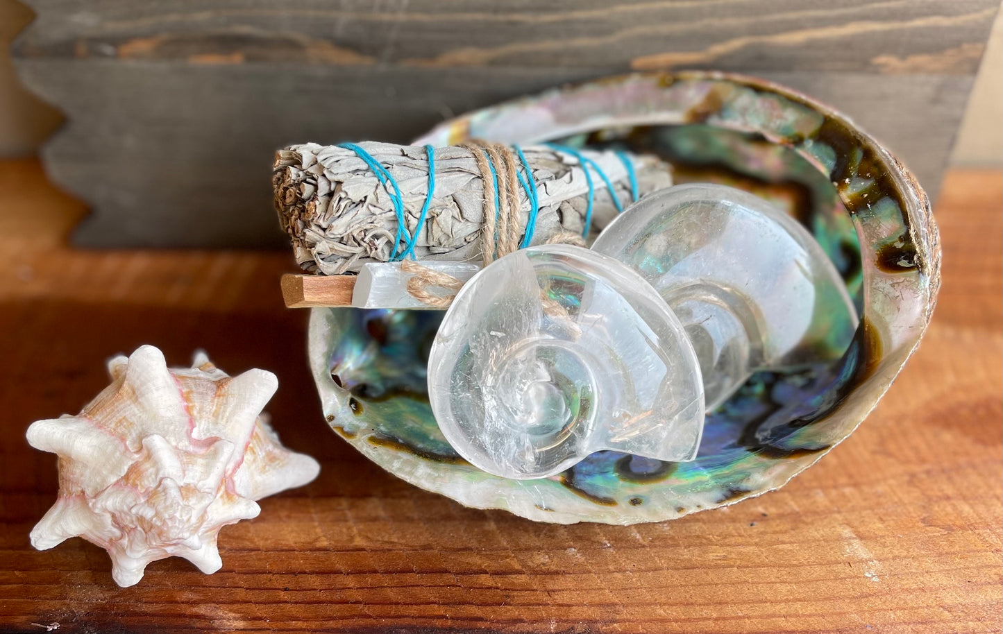 Ocean Energy - Clear Quartz Shell