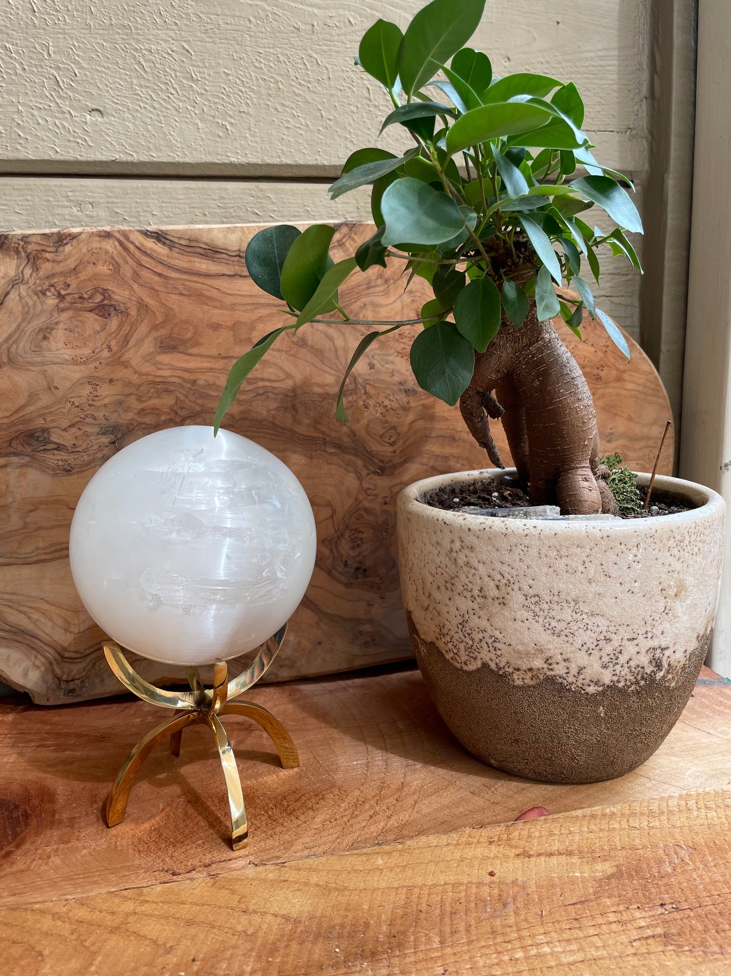 Large Selenite Sphere