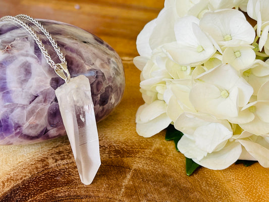 Lemurian Quartz Pendant