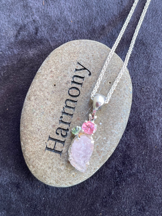 Pink Tourmaline pendant