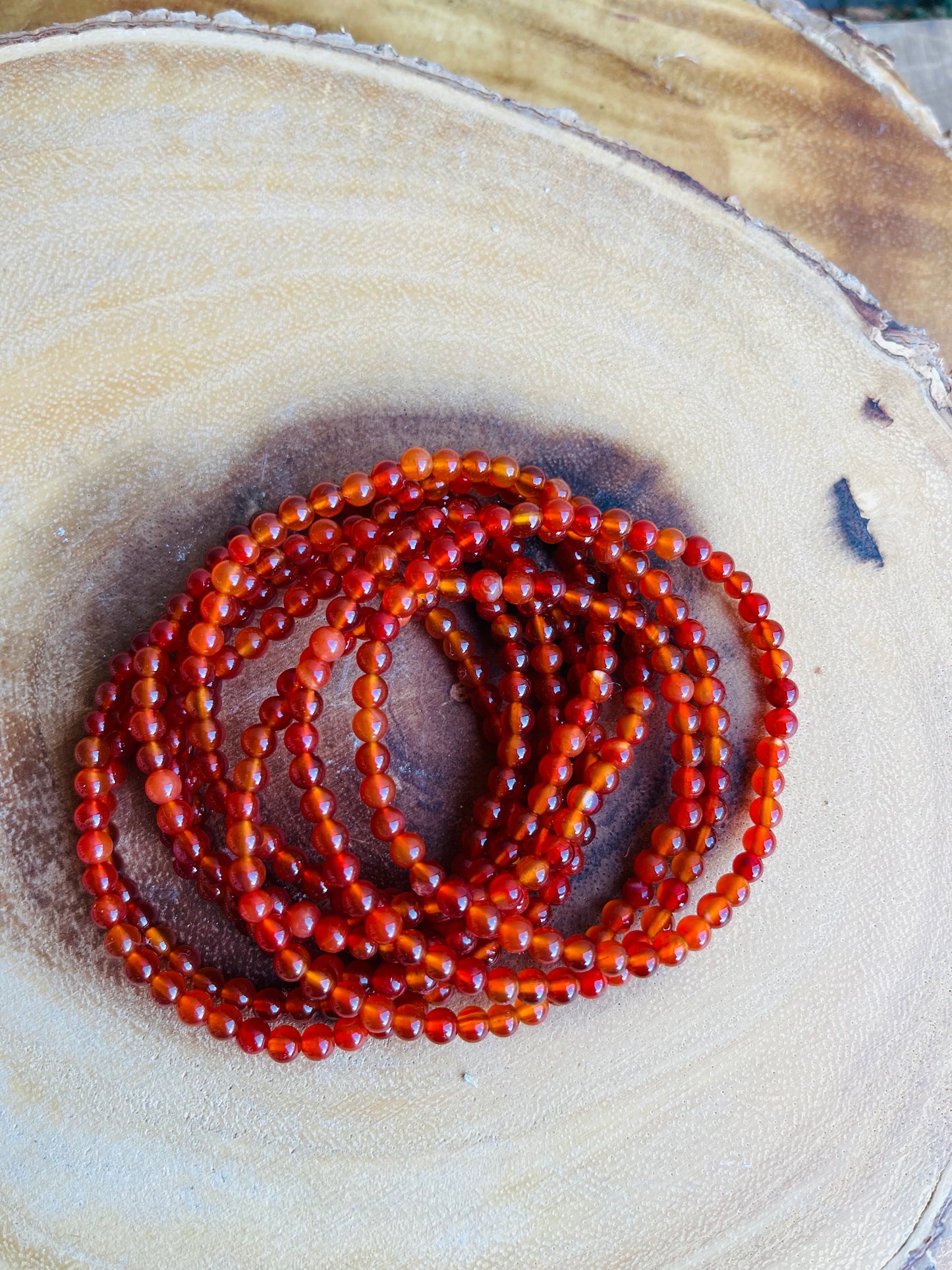 Carnelian Bracelets small beads