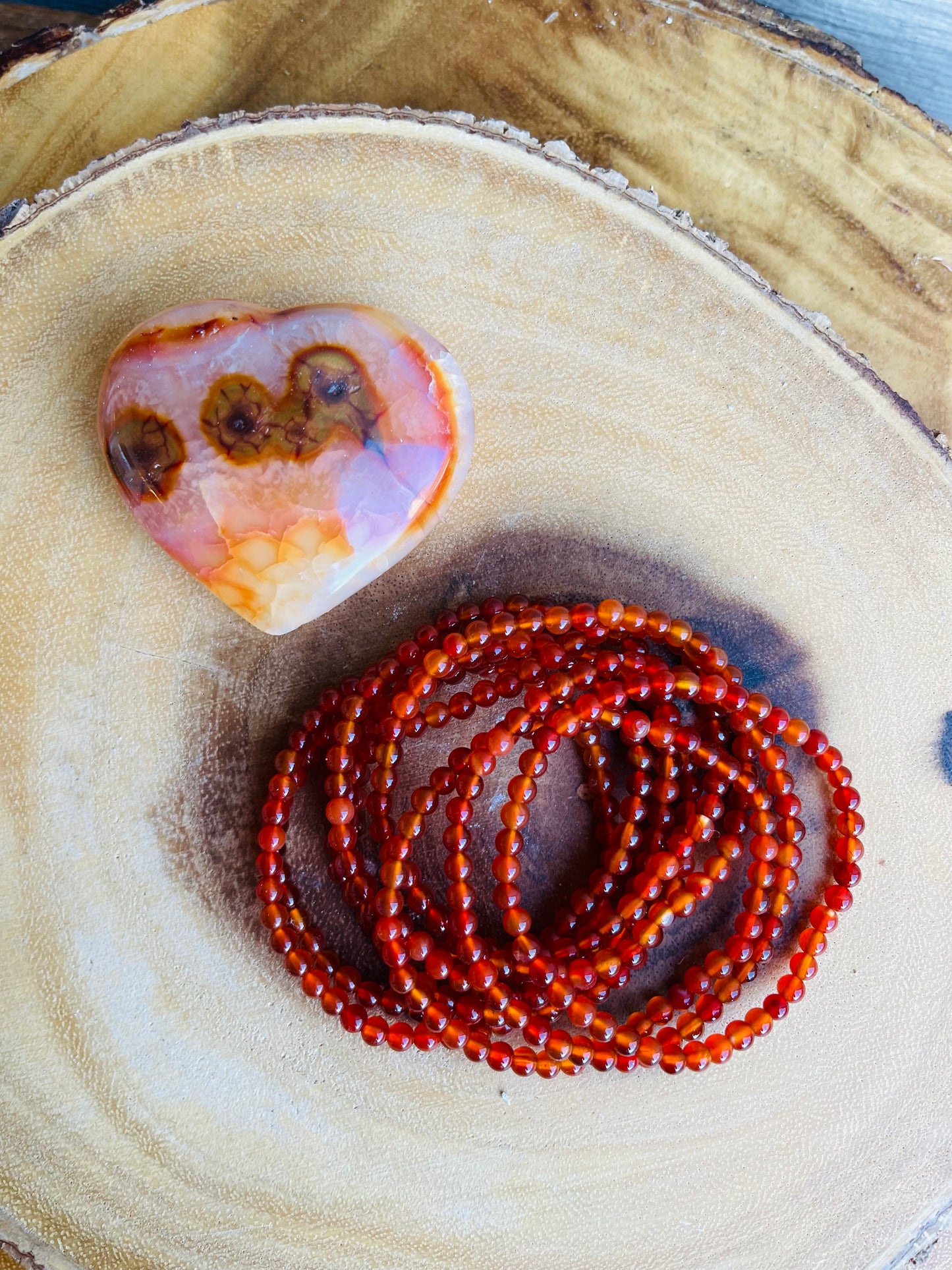 Carnelian Bracelets small beads