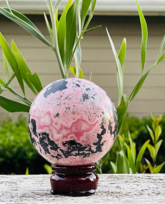 Rhodochrosite Sphere Large